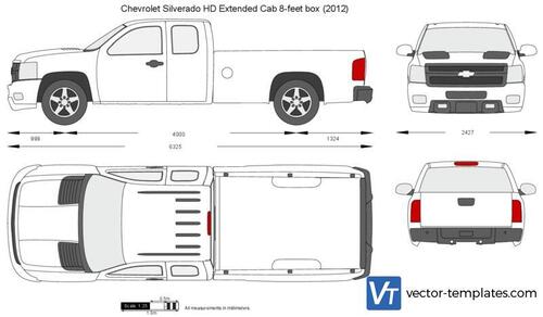Chevrolet Silverado HD Extended Cab 8-feet box