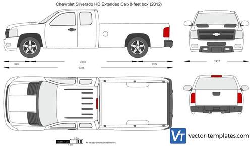 Chevrolet Silverado HD Extended Cab 8-feet box