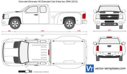 Chevrolet Silverado HD Extended Cab 8-feet box DRW