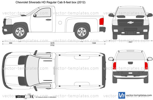 Chevrolet Silverado HD Regular Cab 8-feet box