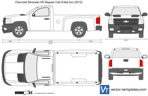 Chevrolet Silverado HD Regular Cab 8-feet box