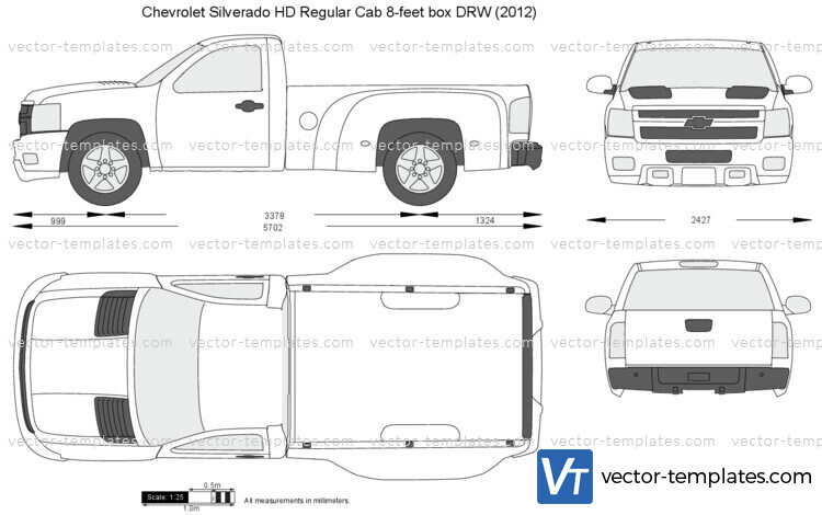 Chevrolet Silverado HD Regular Cab 8-feet box DRW