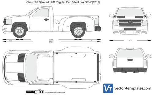 Chevrolet Silverado HD Regular Cab 8-feet box DRW