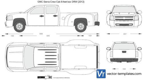 GMC Sierra Crew Cab 8-feet box DRW