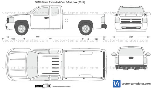 GMC Sierra Extended Cab 8-feet box