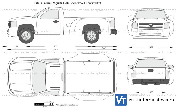 GMC Sierra Regular Cab 8-feet box DRW