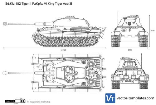 Sd.Kfz. 182 Tiger II Pz.Kpfw. VI King Tiger Ausf.B