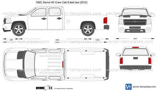 GMC Sierra HD Crew Cab 8-feet box