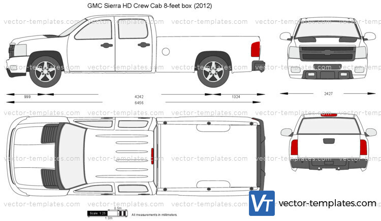 GMC Sierra HD Crew Cab 8-feet box