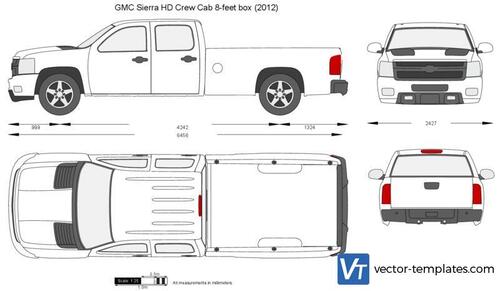 GMC Sierra HD Crew Cab 8-feet box