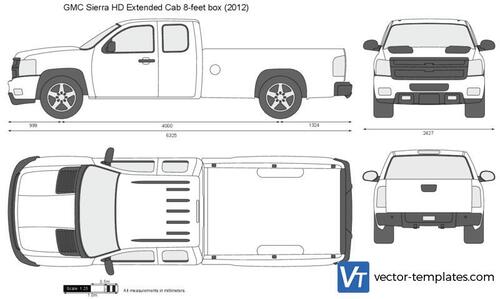 GMC Sierra HD Extended Cab 8-feet box