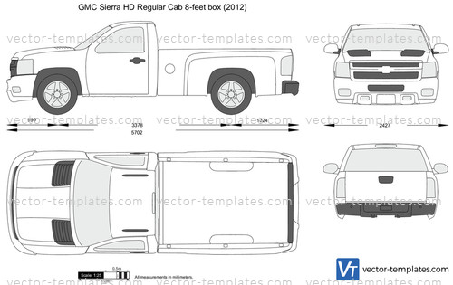 GMC Sierra HD Regular Cab 8-feet box