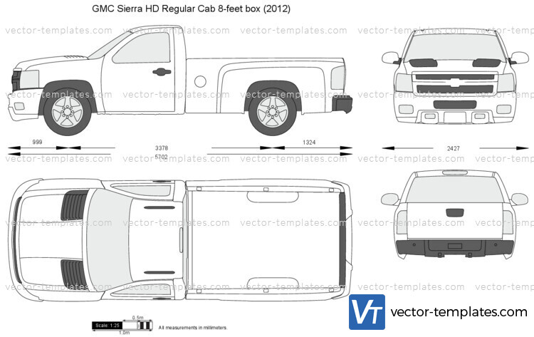 GMC Sierra HD Regular Cab 8-feet box