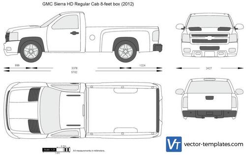 GMC Sierra HD Regular Cab 8-feet box