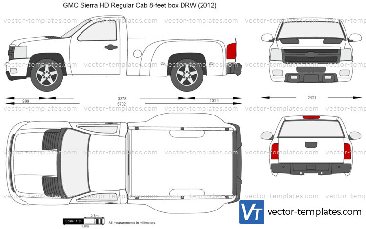 GMC Sierra HD Regular Cab 8-feet box DRW