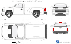 GMC Sierra HD Regular Cab 8-feet box DRW