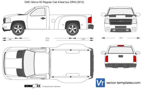 GMC Sierra HD Regular Cab 8-feet box DRW