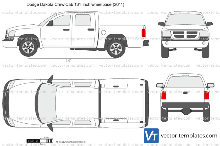 Dodge Dakota Crew Cab 131-inch wheelbase