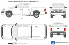 Dodge Dakota Crew Cab 131-inch wheelbase