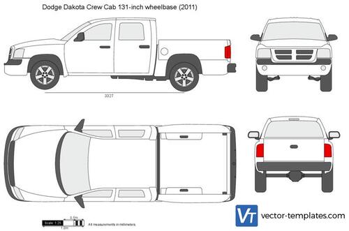 Dodge Dakota Crew Cab 131-inch wheelbase