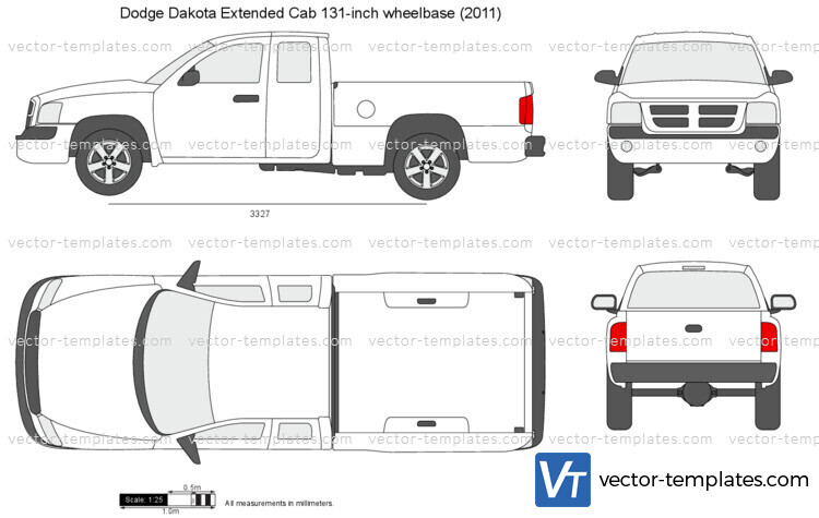 Dodge Dakota Extended Cab 131-inch wheelbase