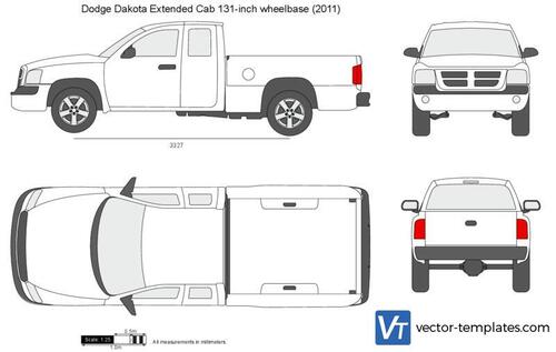 Dodge Dakota Extended Cab 131-inch wheelbase