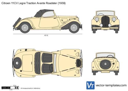 Citroen 11CV Legre Traction Avante Roadster