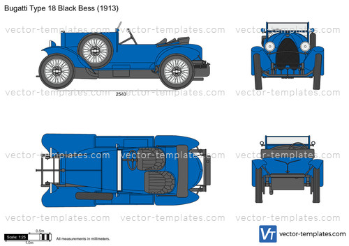 Bugatti Type 18 Black Bess