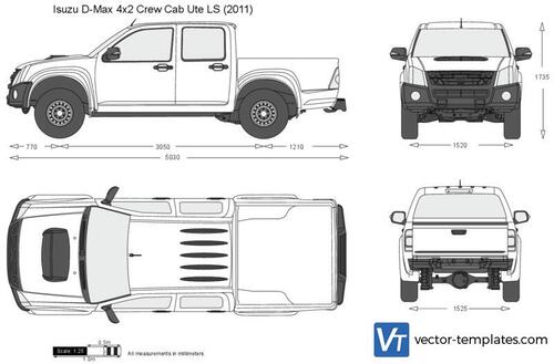 Isuzu D-Max 4x2 Crew Cab Ute LS