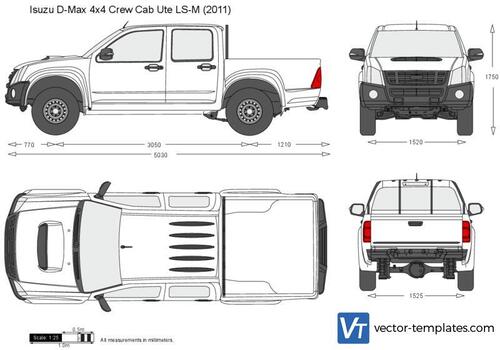 Isuzu D-Max 4x4 Crew Cab Ute LS-M