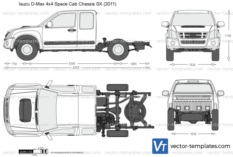 Isuzu D-Max 4x4 Space Cab Chassis SX