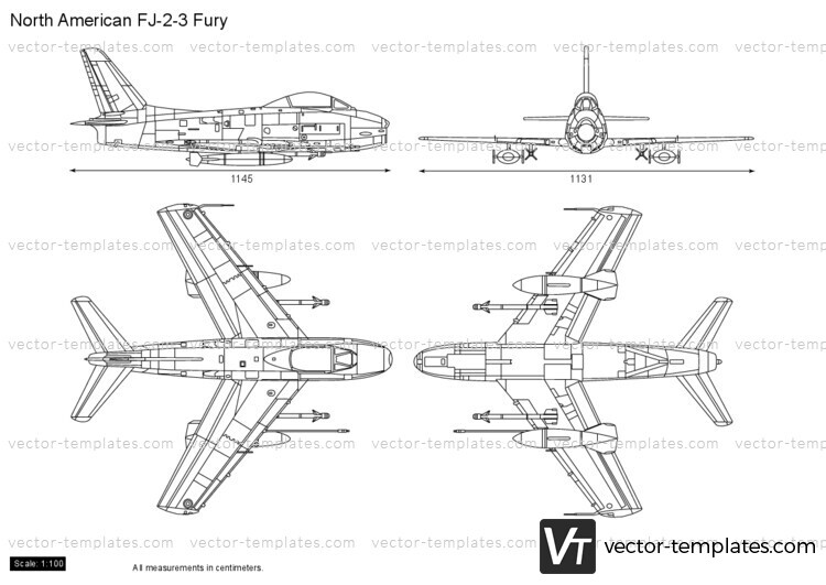 Templates   Modern airplanes   North American   North American FJ