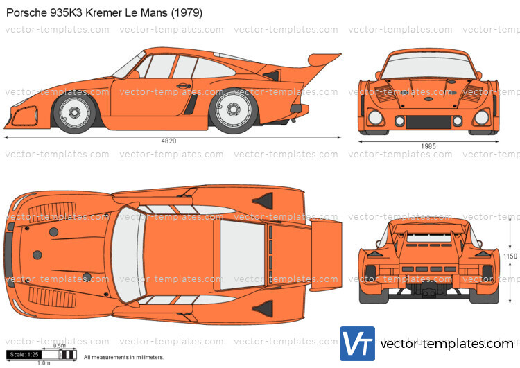 Porsche 935K3 Kremer Le Mans