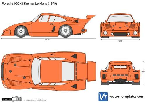 Porsche 935K3 Kremer Le Mans