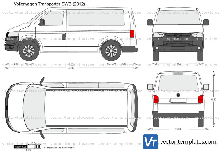 Volkswagen Transporter T5.2 SWB