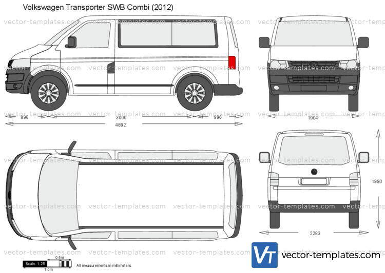 Volkswagen Transporter T5.2 SWB Combi