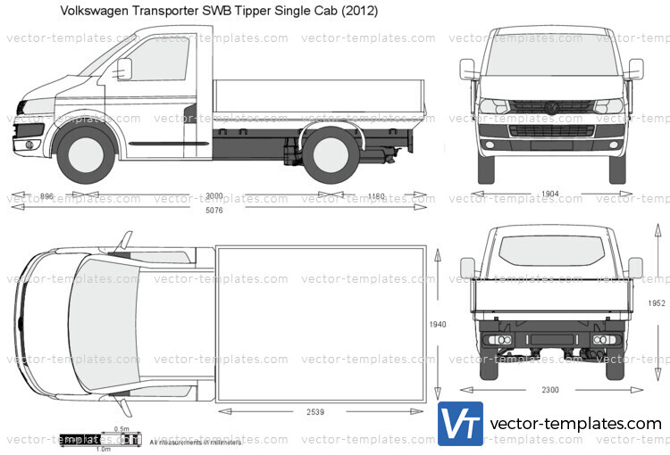 Volkswagen Transporter T5.2 SWB Tipper Single Cab