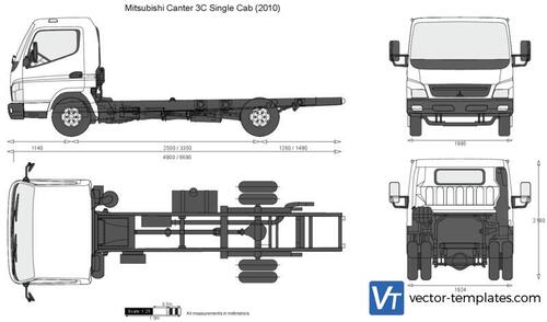 Mitsubishi Canter 3C Single Cab