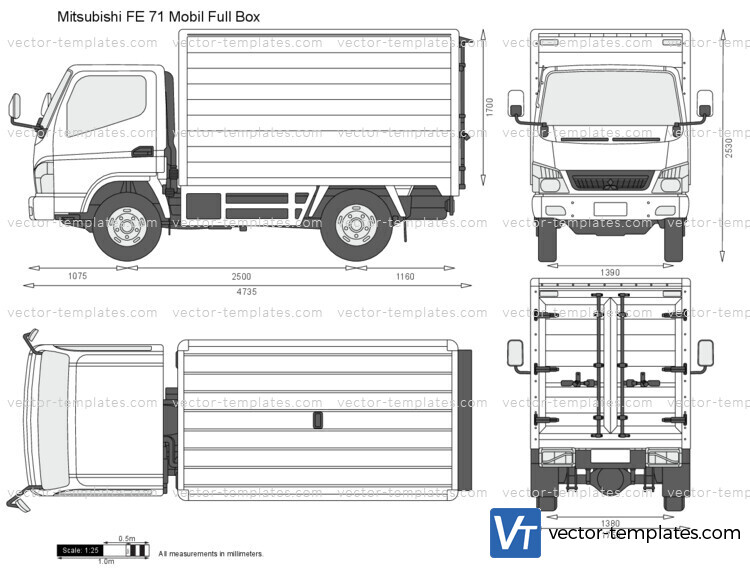 Mitsubishi FE 71 Mobil Full Box