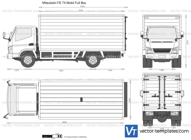 Mitsubishi FE 74 Mobil Full Box