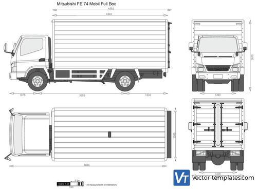 Mitsubishi FE 74 Mobil Full Box