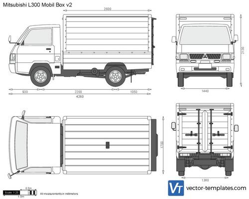 Mitsubishi L300 Mobil Box v2