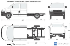 Volkswagen Transporter T5.2 LWB Chassis Double Cab