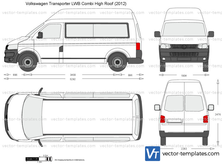 Volkswagen Transporter T5.2 LWB Combi High Roof