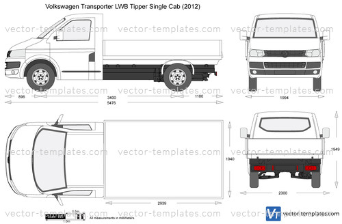 Volkswagen Transporter T5.2 LWB Tipper Single Cab