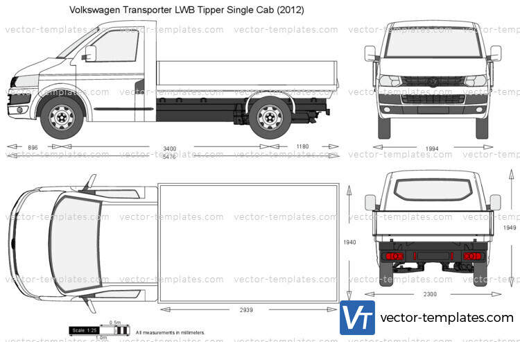 Volkswagen Transporter T5.2 LWB Tipper Single Cab