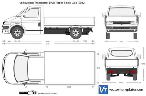 Volkswagen Transporter T5.2 LWB Tipper Single Cab