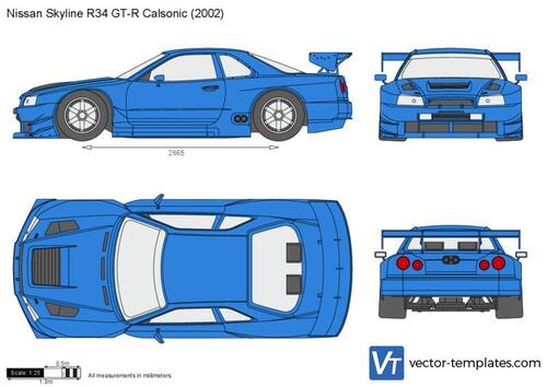 Nissan Skyline R34 GT-R Calsonic