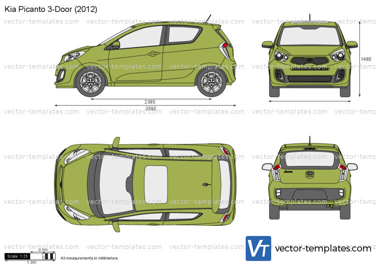 Kia picanto размеры. Kia Picanto 3 габариты. Kia Picanto 2012 габариты. Kia 3 двери Picanto Размеры. Габариты Киа Пиканто 1.