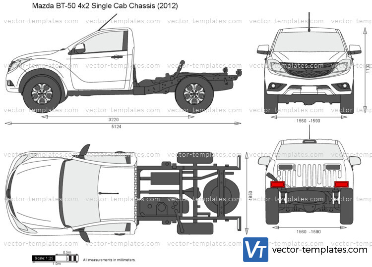 Mazda BT-50 4x2 Single Cab Chassis